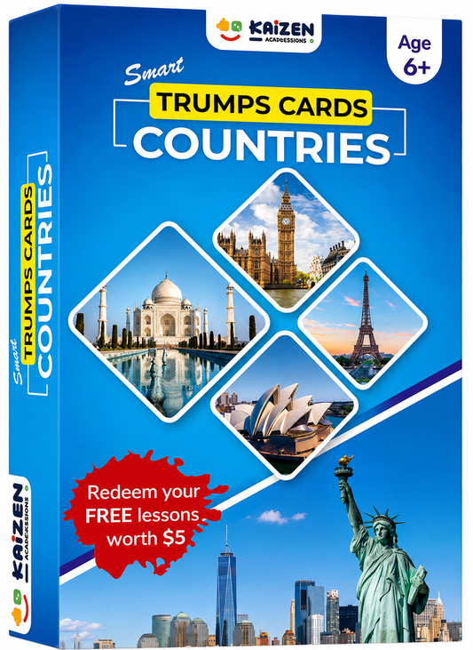 Kaizen MicroLessons Country Trump Card Game